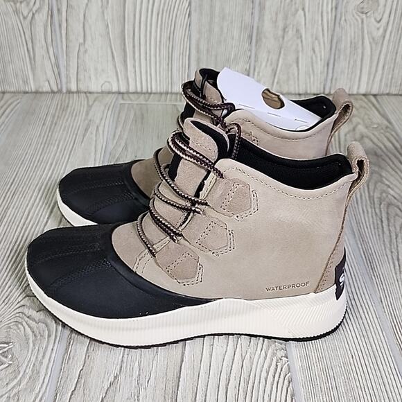 Sorel Out N About III Classic Waterproof Lace Up Boots Omega Taupe Womens 5 NEW - Picture 5 of 12